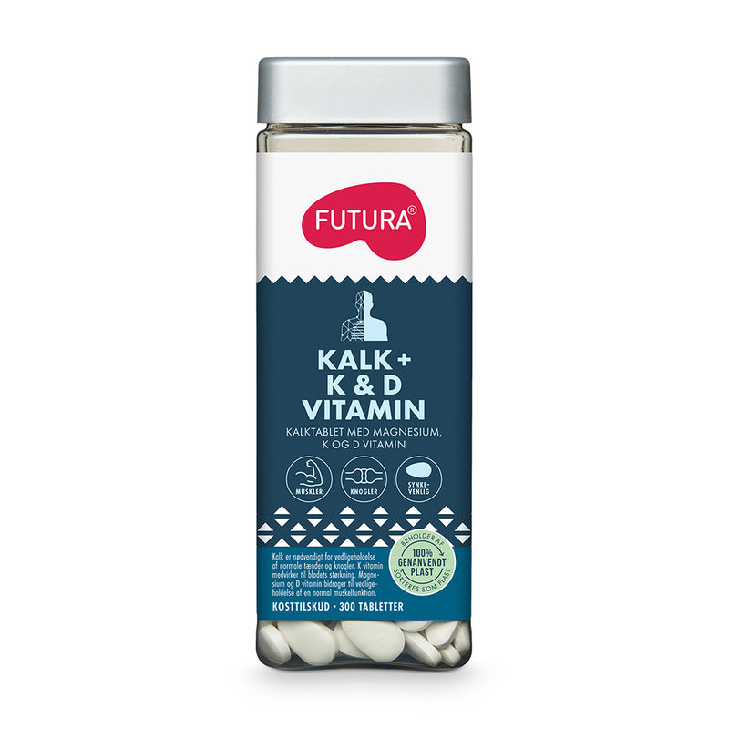 Futura Kalk + K & D Vitamin (300 stk)