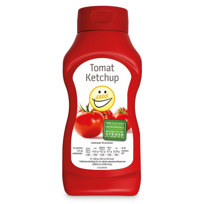 EASIS Tomat Ketchup 620g - MuscleHouse.dk