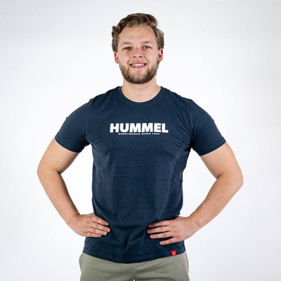 Hummel LEGACY T-shirt – Blue Nights - Musclehouse.dk
