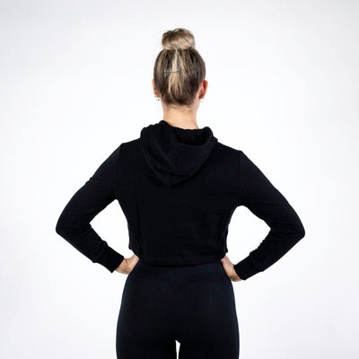 Hummel LEGACY Woman Cropped Hoodie - Black