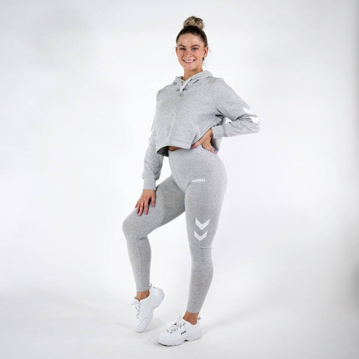Hummel LEGACY Woman High Waist Tights – Grey Melange
