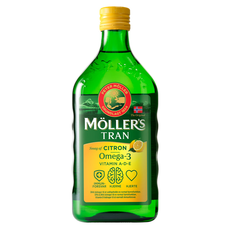 Møllers Tran Flydende Omega-3 Citron (500 ml)