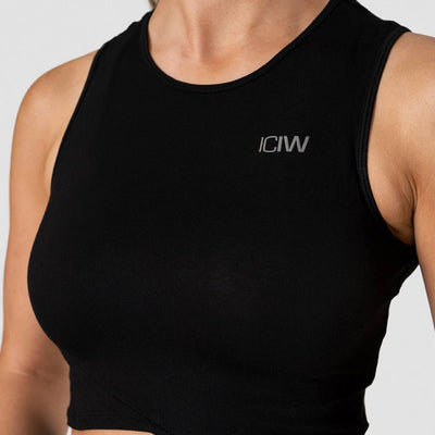ICANIWILL Nimble Cropped Tank – Black