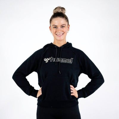 Hummel NONI Hoodie – Black/Humus - Musclehouse.dk