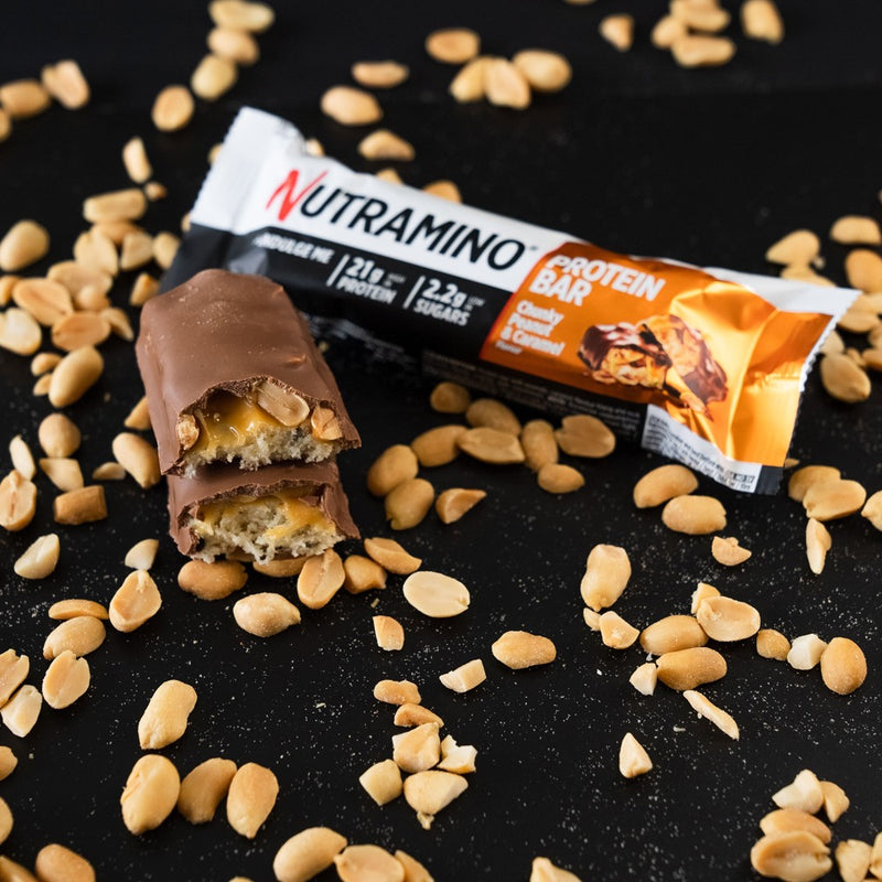 Nutramino Protein Bar - Chunky Peanut & Caramel (12x55g)