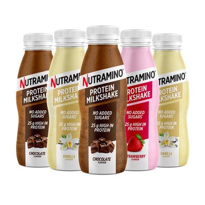 Nutramino Protein Milkshake - Bland Selv (5x330ml)