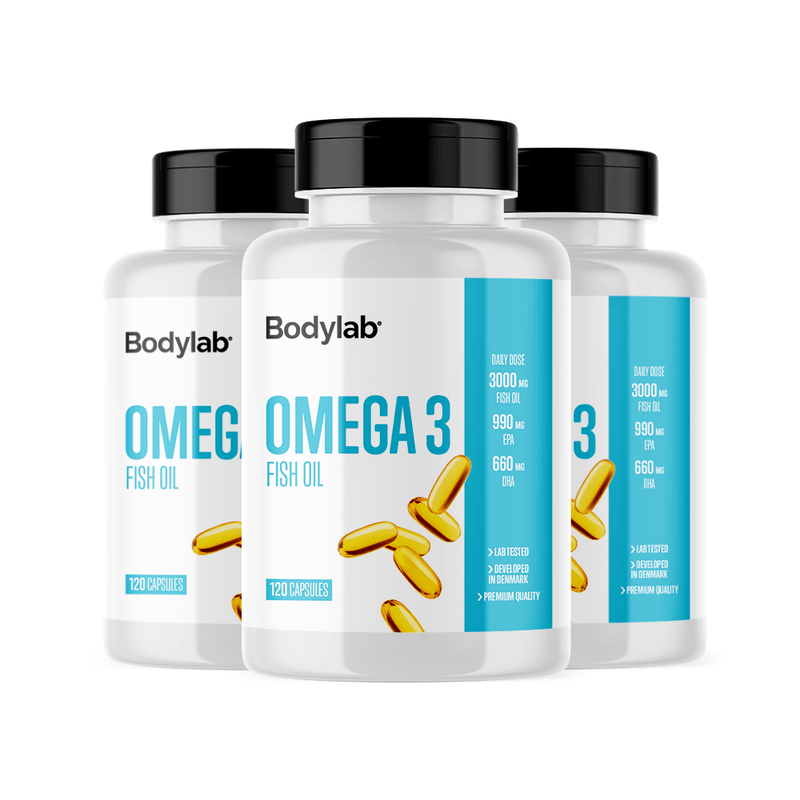 Bodylab Omega 3 (3x 120 stk) - MuscleHouse.dk