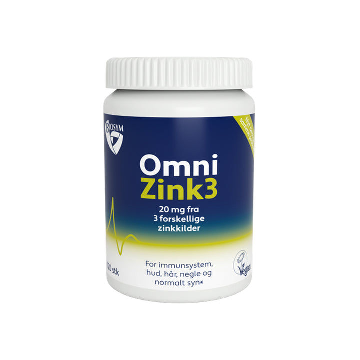 Biosym OmniZink3 (100 tabletter)