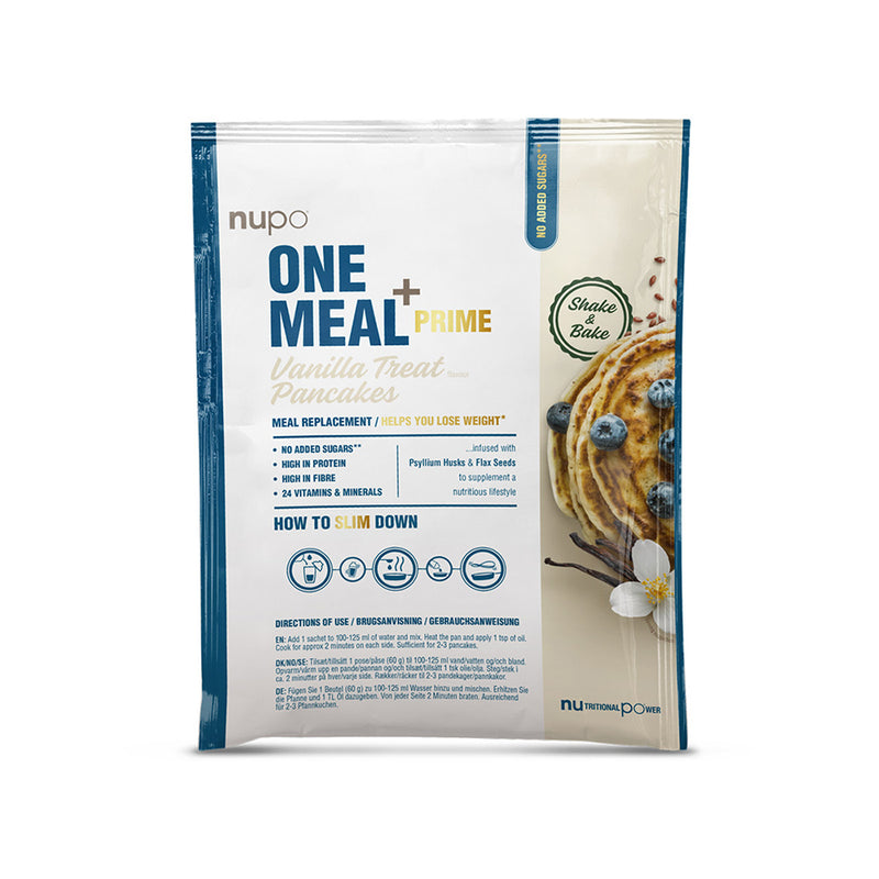 Nupo One Meal +Prime Pancake (60g) - Vanilla Treat