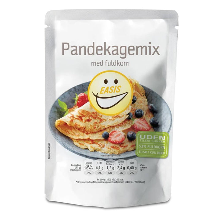 EASIS Pandekagemix med fuldkorn (300g) - MuscleHouse.dk