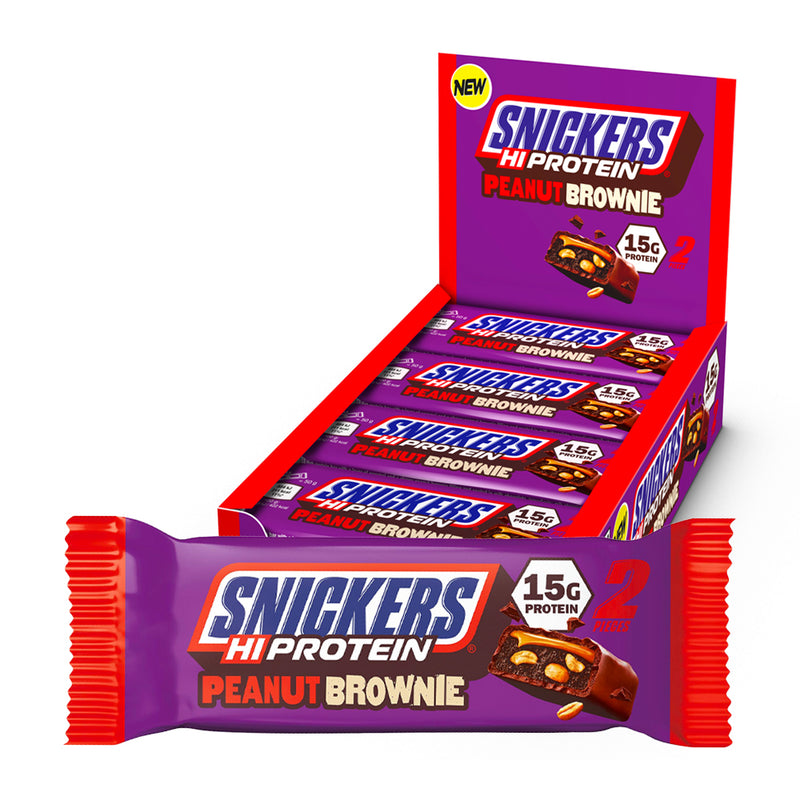 Snickers Hi-Protein Bar (12x50g) - Peanut Brownie