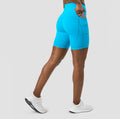 ICANIWILL Scrunch V-shape pocket biker shorts Blue