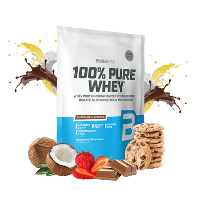 BioTechUSA 100% Pure Whey (1 kg) - MuscleHouse.dk