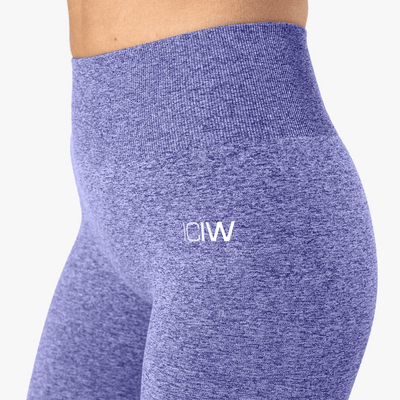 ICANIWILL Queen Mesh 7/8 Tights Sky Blue Melange Wmn