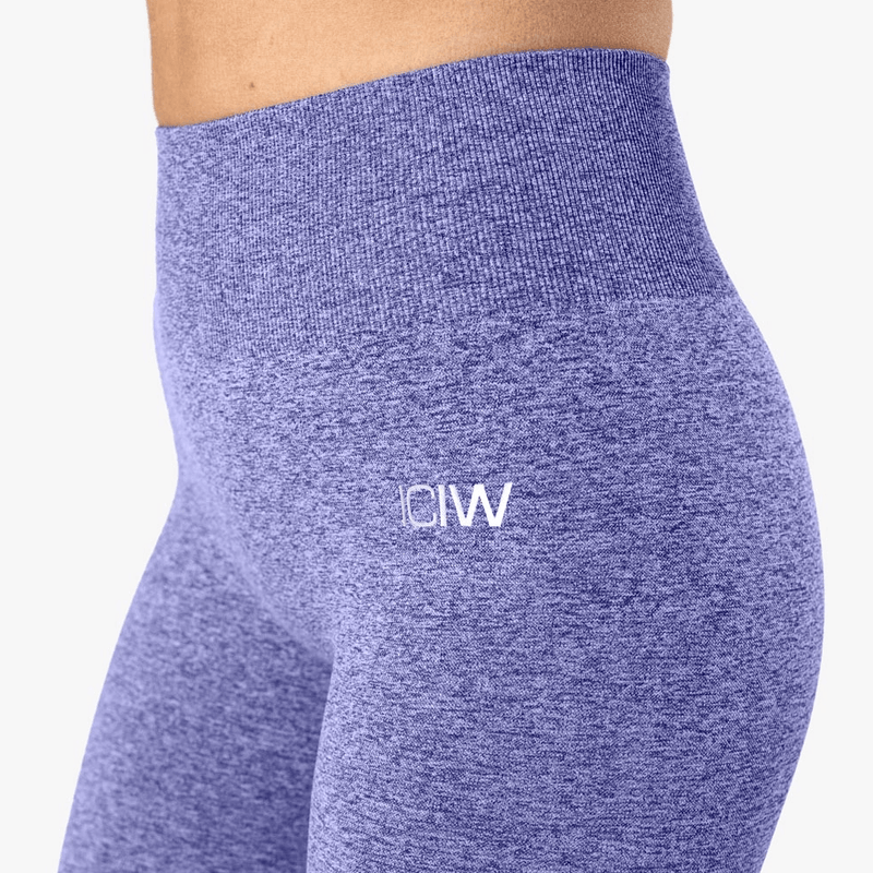 ICANIWILL Queen Mesh 7/8 Tights Sky Blue Melange Wmn