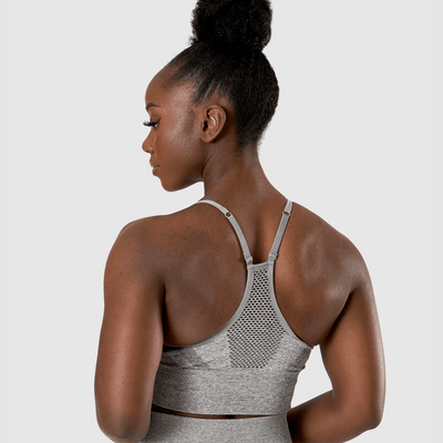 ICANIWILL Queen Mesh Sports Bra Taupe