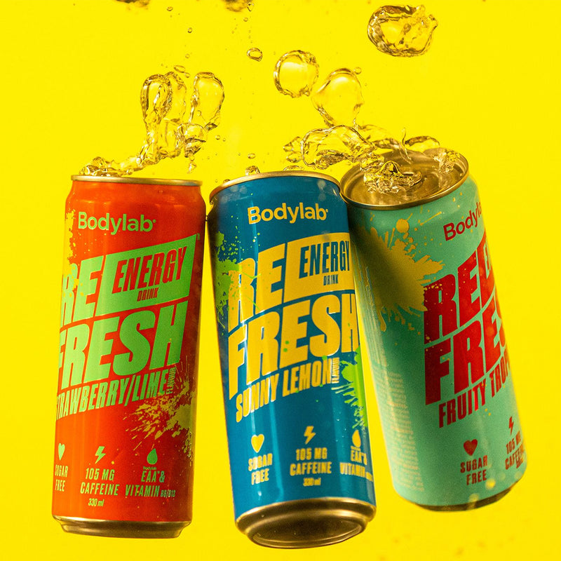 Bodylab Refresh Energy (24x 330ml) - Strawberry Lime