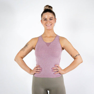 Hummel ROSA Seamless Top – Dusky Orchid - Musclehouse.dk