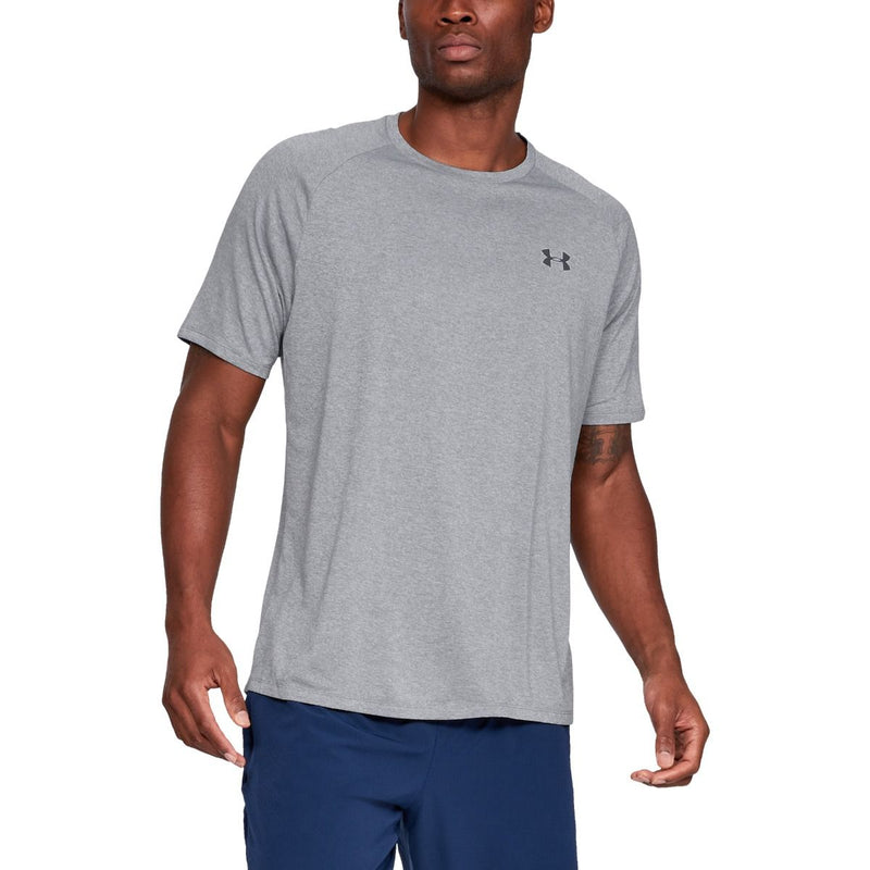 Under Armour Tech 2.0 SS Tee Steel - MuscleHouse.dk