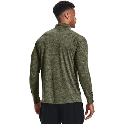 Under Armour Tech 2.0 1/2 Zip - Marine Green/Black