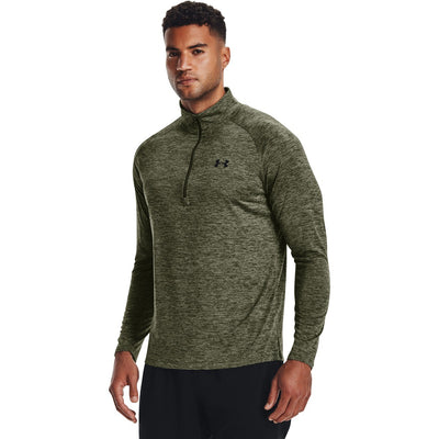 Under Armour Tech 2.0 1/2 Zip - Marine Green/Black