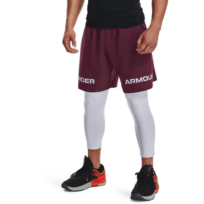 Under Armour Woven Graphic WM Short - Dark Maroon/Mod Gray