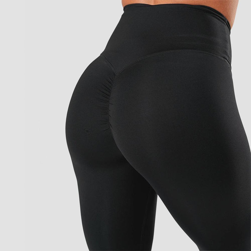 ICANIWILL Scrunch V-Shape Tights Black Wmn