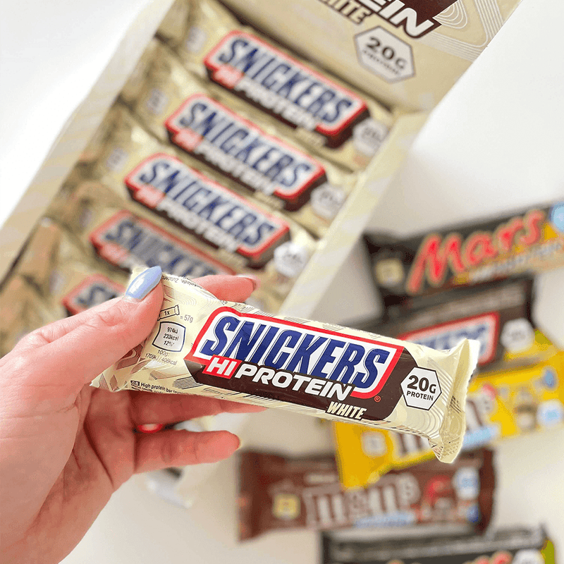 Snickers Hi Protein Bar - White Chocolate (12x55g)