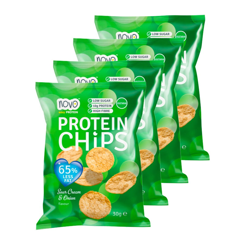 Novo Nutrition Protein Chips Sour Cream & Onion (6x30g)