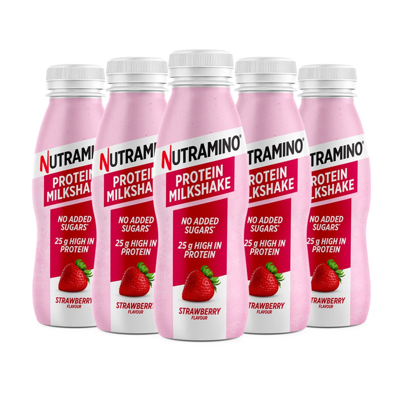 Nutramino Protein Milkshake Strawberry (5x330ml)