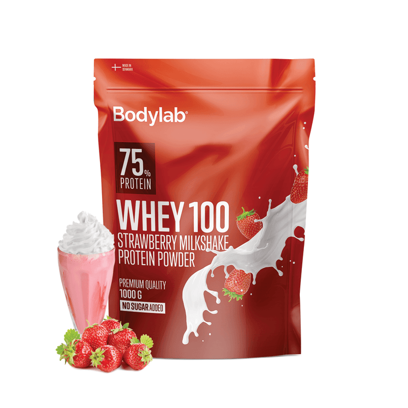 Bodylab Whey 100 (1 kg) - Strawberry Milkshake