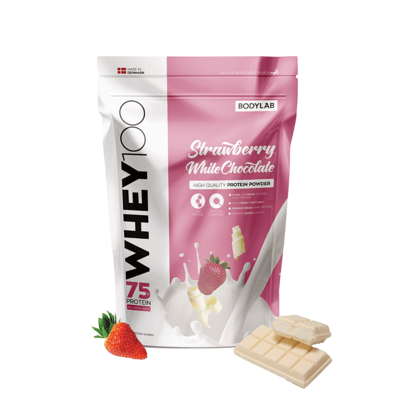 Bodylab Whey 100 (1 kg) - Strawberry White Chocolate