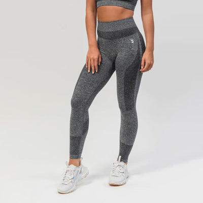 V3 Apparel Excel Seamless Scrunch Leggings - Grey