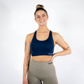 Hummel TIF Seamless Sports Top – Black Iris - Musclehouse.dk