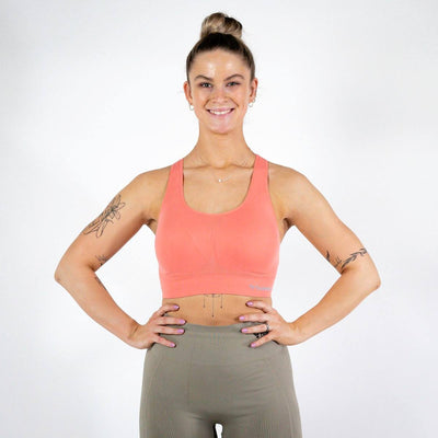 Hummel TIF Seamless Sports Top – Sugar Coral - Musclehouse.dk