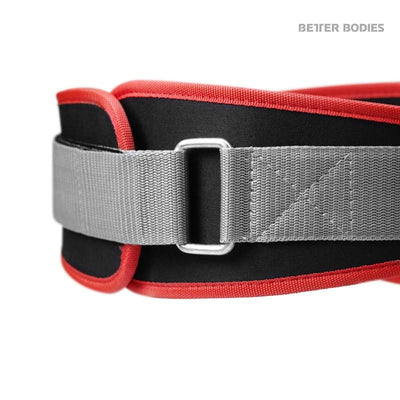 Better Bodies Basic Gym Belt - Black/Red