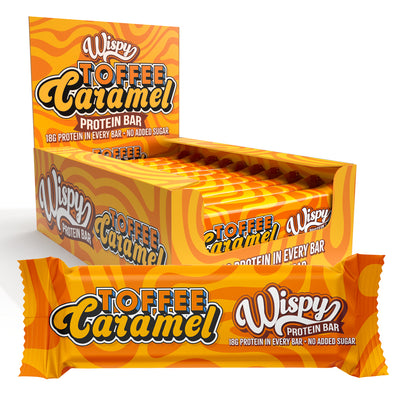 Wispy Protein Bar - Toffee Caramel (10x 55g)