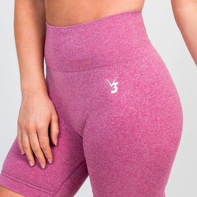 V3 Apparel Uplift Seamless Shorts - Pink Marl