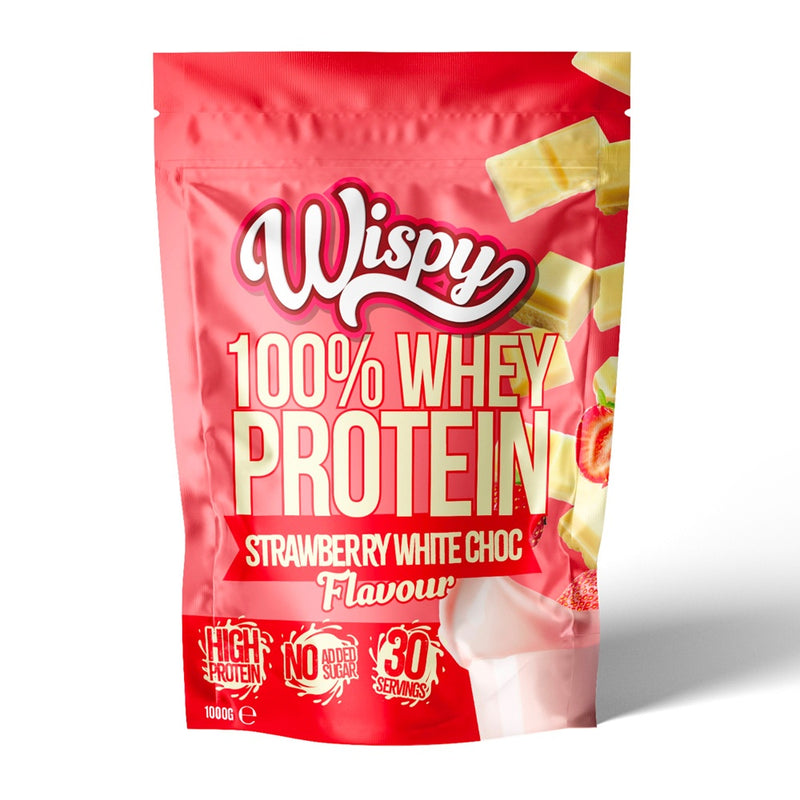 Wispy Whey 100 (1 kg) - Strawberry White Chocolate